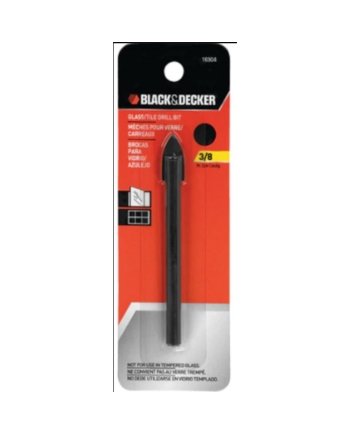 BLACK & DECKER 6MM 1EA GLASS/TILES DRILL BIT