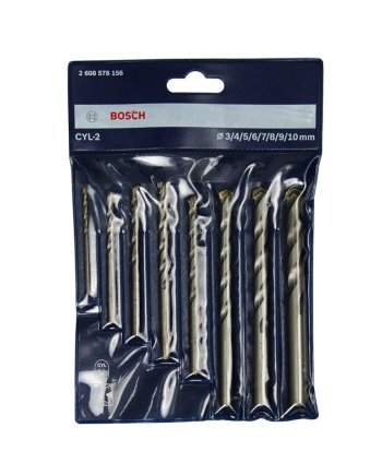 BOSCH 3 TO 10MM CONCRETE DRILL BIT 8PCS (2608578156)