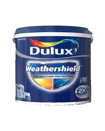DULUX WEATHERSHIELD 2X 5L BASE A EXTERIOR-PAINT