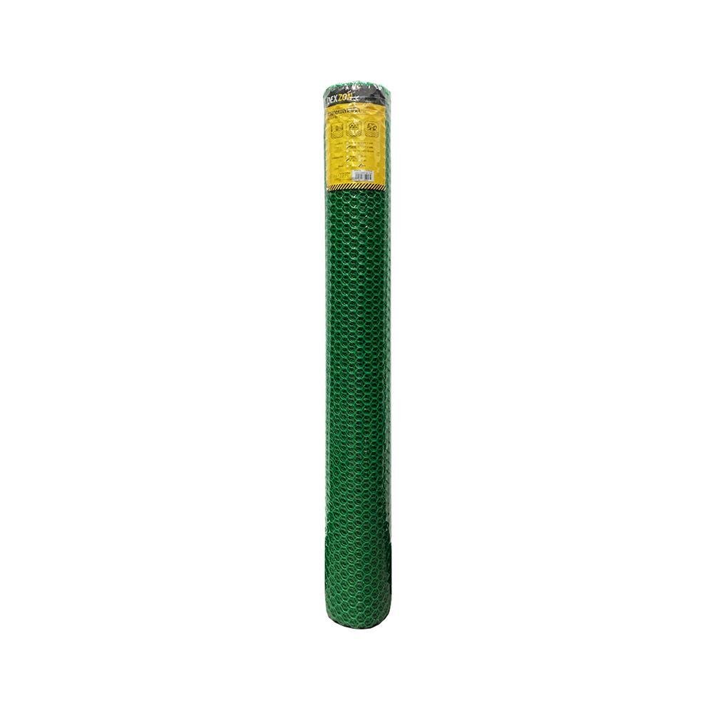 PLASTIC MESH DEXZON #15MM 0.9x5M GREEN