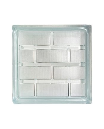 CHANG KAEW GLASS BLOCK 19X19X8CM BRICK GEM WHITE
