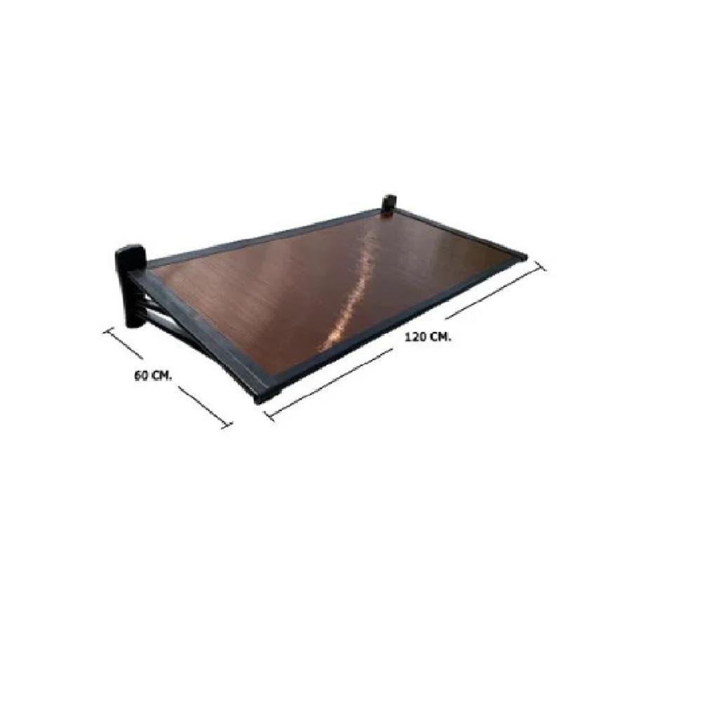 SUNSHIELD DIY AWNING 60X120CM L.BROWN