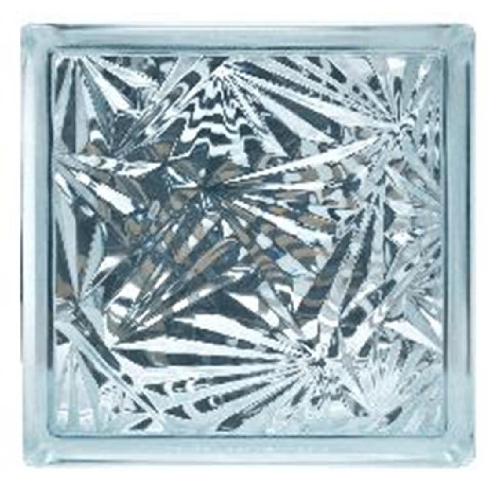 CHANG KAEW GLASS BLOCK 19X19X8CM SNOWY GEM CLEAR