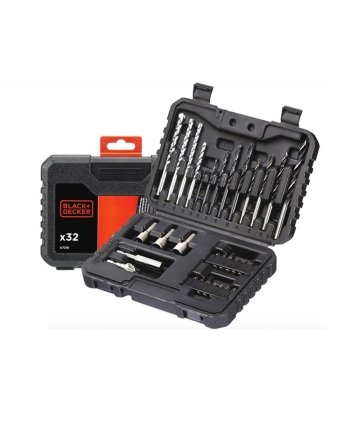 BLACK & DECKER DRILLING & SCREW DRIVING SET 32PCS