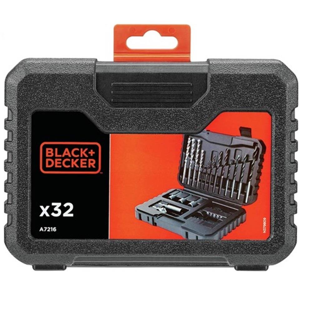 BLACK & DECKER DRILLING & SCREW DRIVING SET 32PCS