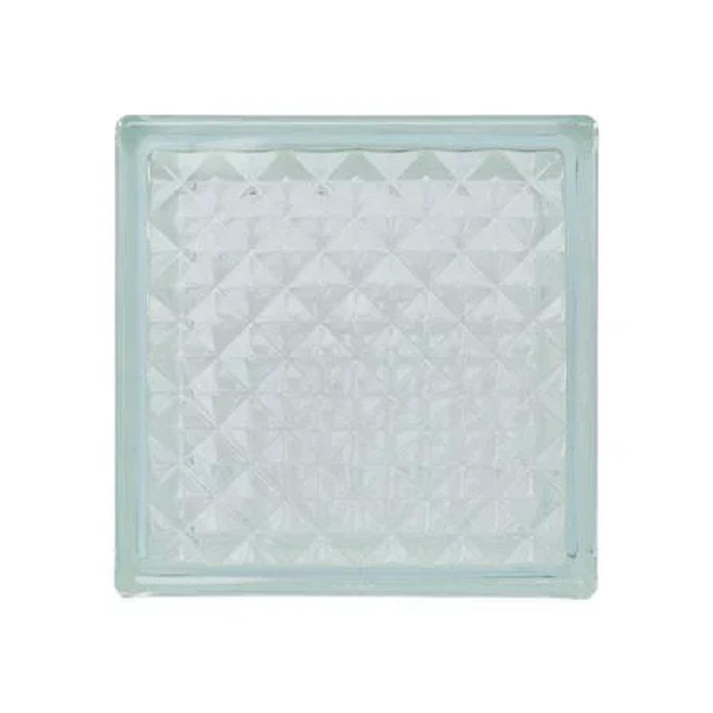 CHANG KAEW GLASS BLOCK 19X19X8CM FINE GEM CLEAR