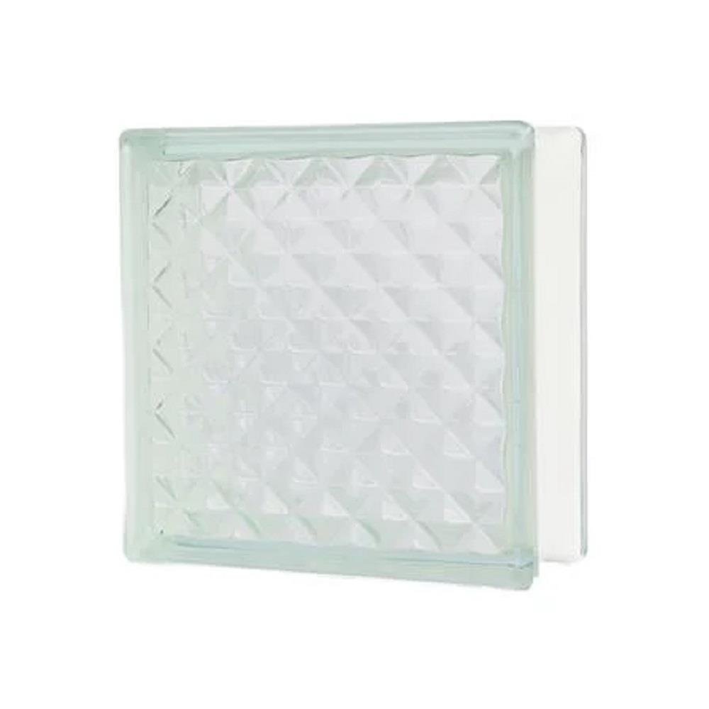 CHANG KAEW GLASS BLOCK 19X19X8CM FINE GEM CLEAR