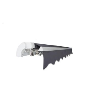 SUNSHIELD RETRACTABLE AWNING 200X150 GREY